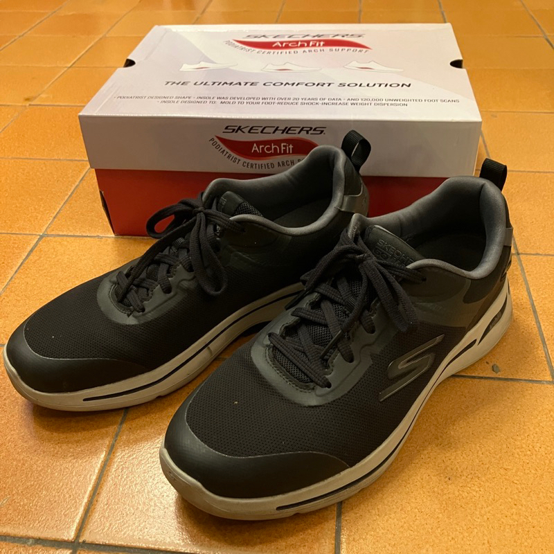 Skechers 斯凱奇 GO WALK Arch Fit 休閒鞋 運動鞋 健走鞋 US10 216134BLK 中國製