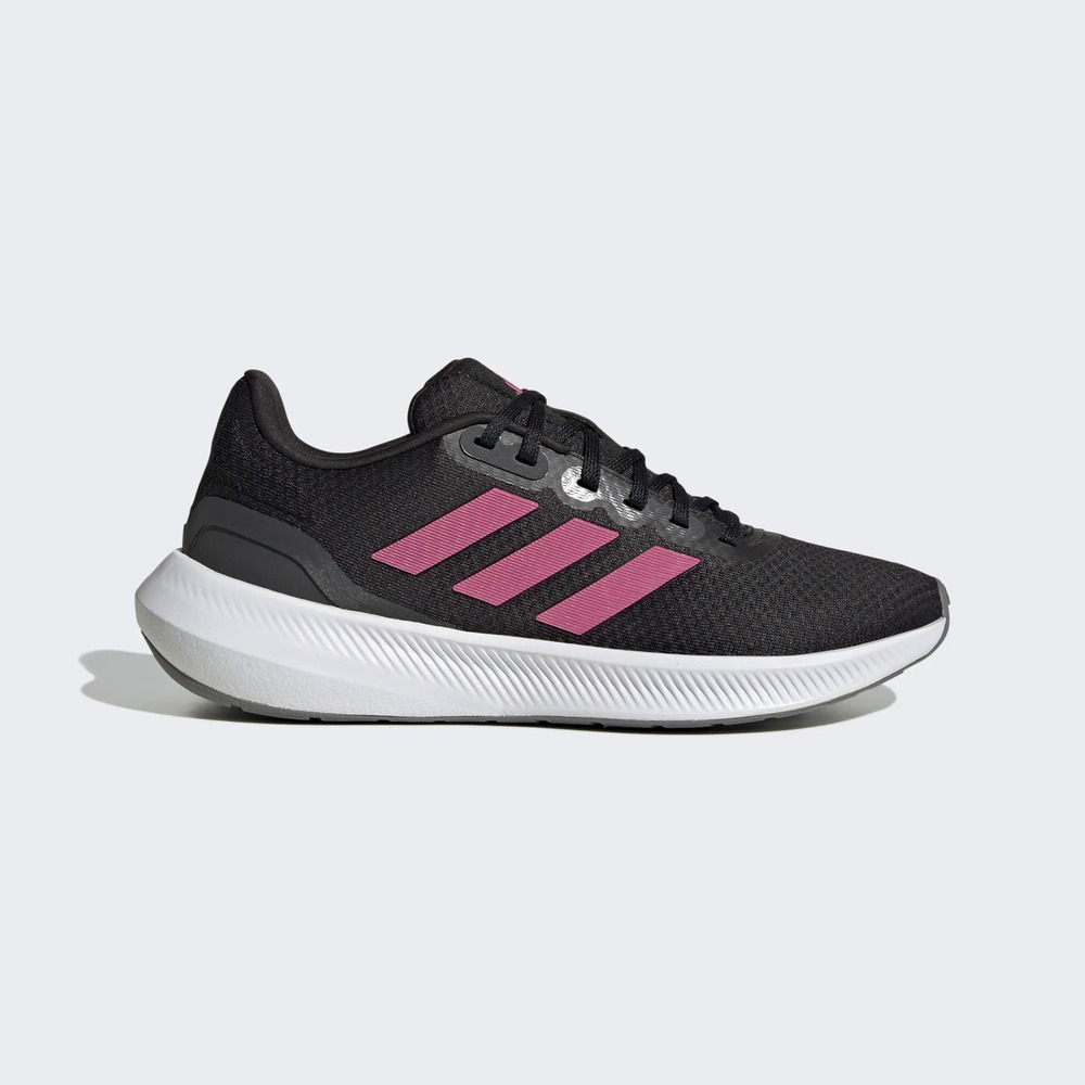 Adidas 愛迪達 Runfalcon 3.0 W 女 慢跑鞋 運動 休閒 跑鞋 透氣 緩震  黑粉 HP7560