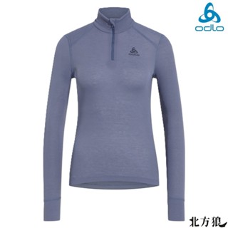 ODLO 女底層衣 WARM ECO 銀離子保暖型上衣 長袖 半開襟 抑菌抗臭 [北方狼] 159081