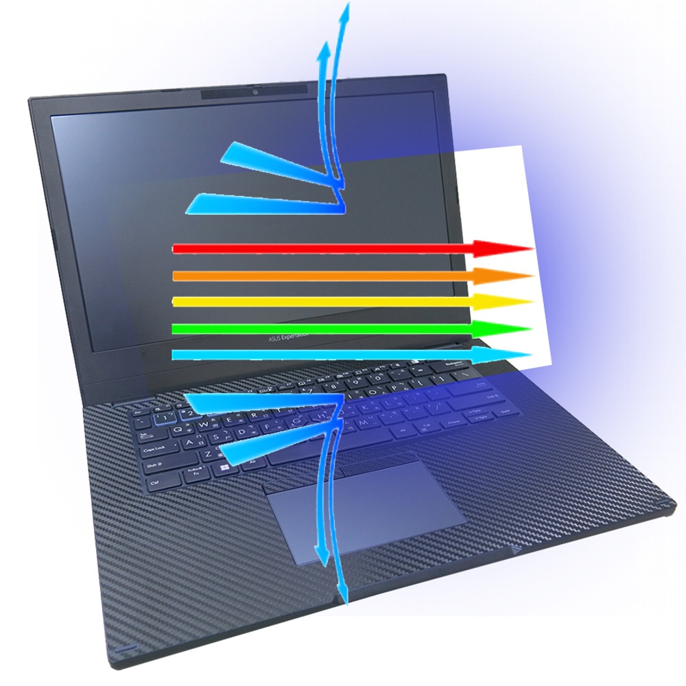 【Ezstick】ASUS ExpertBook B2 B2402CBA 防藍光螢幕貼 抗藍光(可選鏡面或霧面)