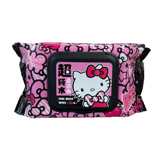 【Hello Kitty】三麗鷗 酒精濕巾 / 超純水柔濕巾 / 抑菌柔濕巾（加蓋30抽）隨身包