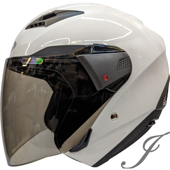 瑞獅 ZEUS 611F 素 亮白 加大款 安全帽 半罩式 全可拆洗 ZS-611F