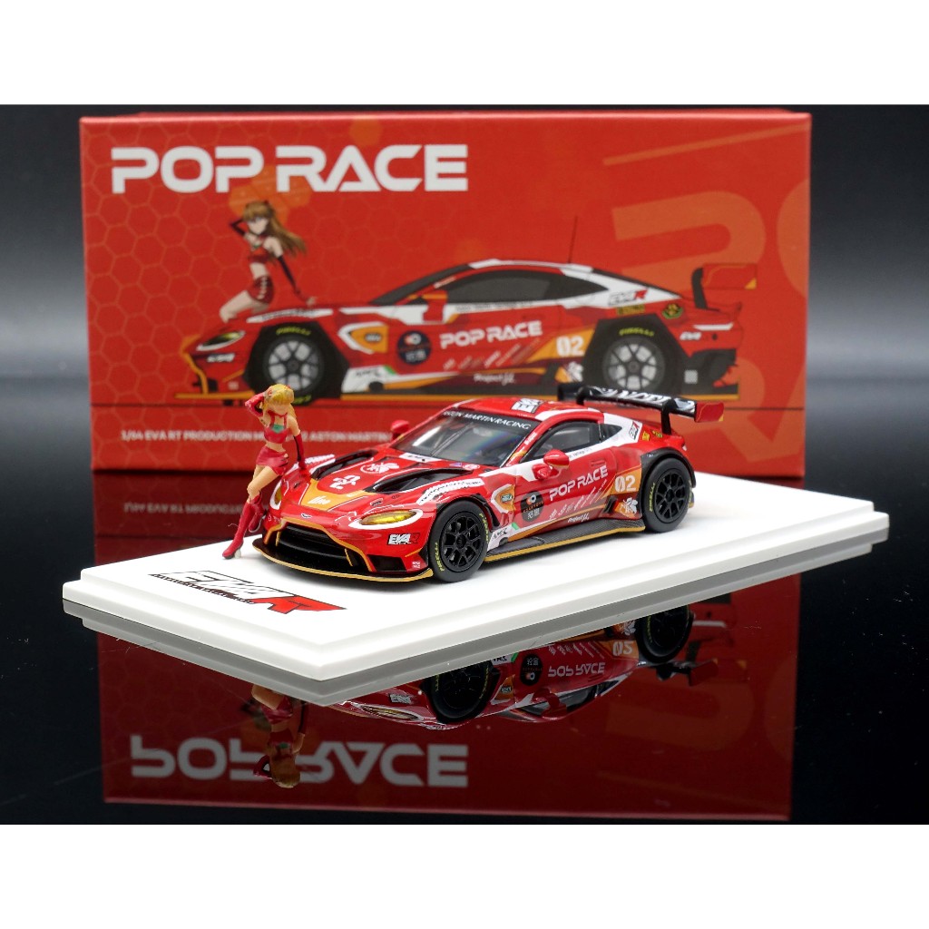 【MASH】 POPRACE 1/64 Aston Martin Vantage GT3 EVA 福音戰士2號機+明日香