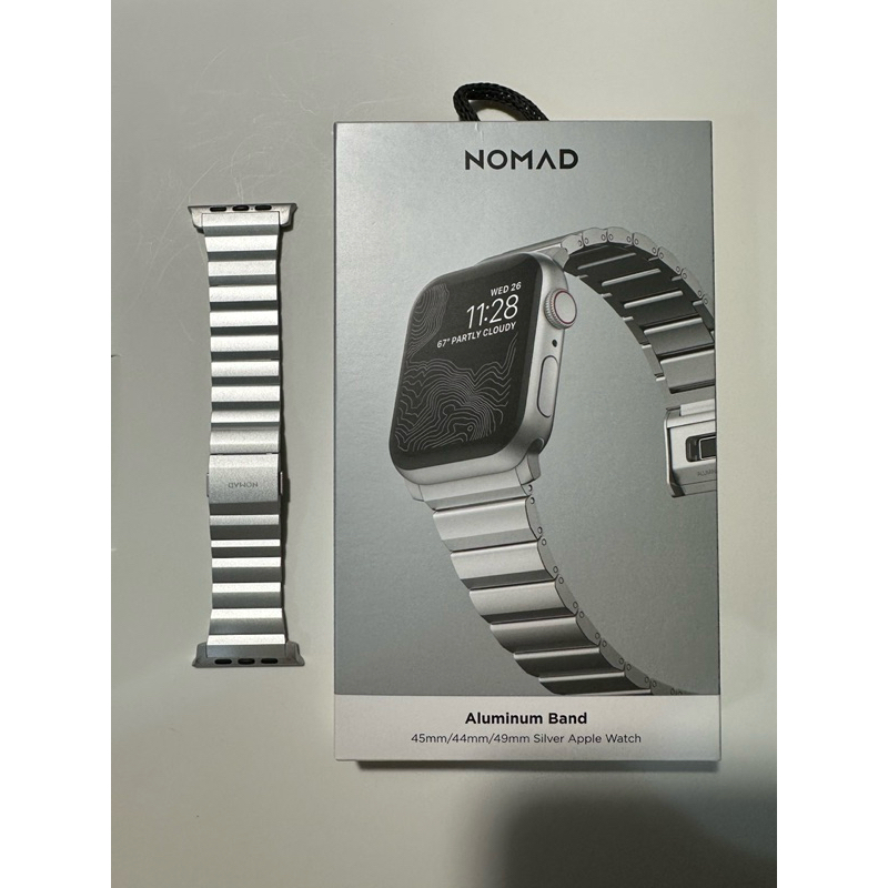 美國NOMAD二手 Apple Watch #49#45#44#42mm 超輕量鋁金屬錶帶#二手#鋁合金