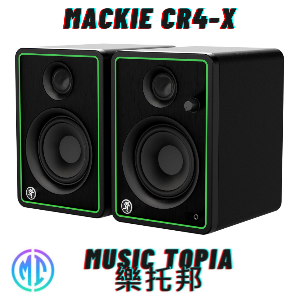 【 Mackie CR4-X 】 全新原廠公司貨 現貨免運費 CR4X 喇叭 監聽喇叭 4吋監聽喇叭 主動式錄音監聽喇叭