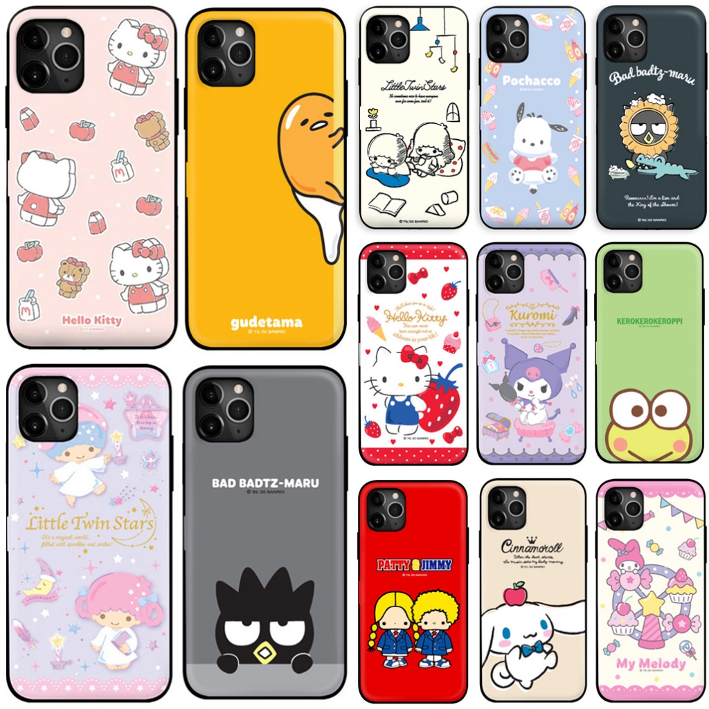 Sanrio 手機殼 磁扣卡夾│S24 S23 S22 S21 Ultra + Note20 A54 A53 A52