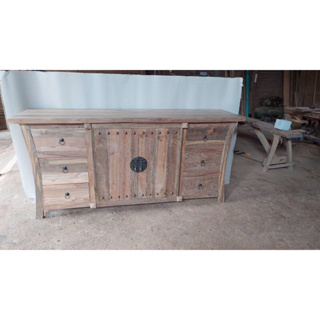 (茶陶音刀)老柚木電視櫃。斗櫃。原木桌訂做.提供尺寸報價