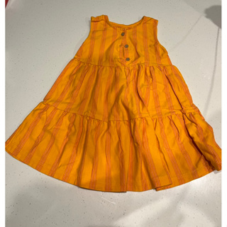 《二手 9 成新》Carter‘s 24m 南瓜🎃橘色洋裝