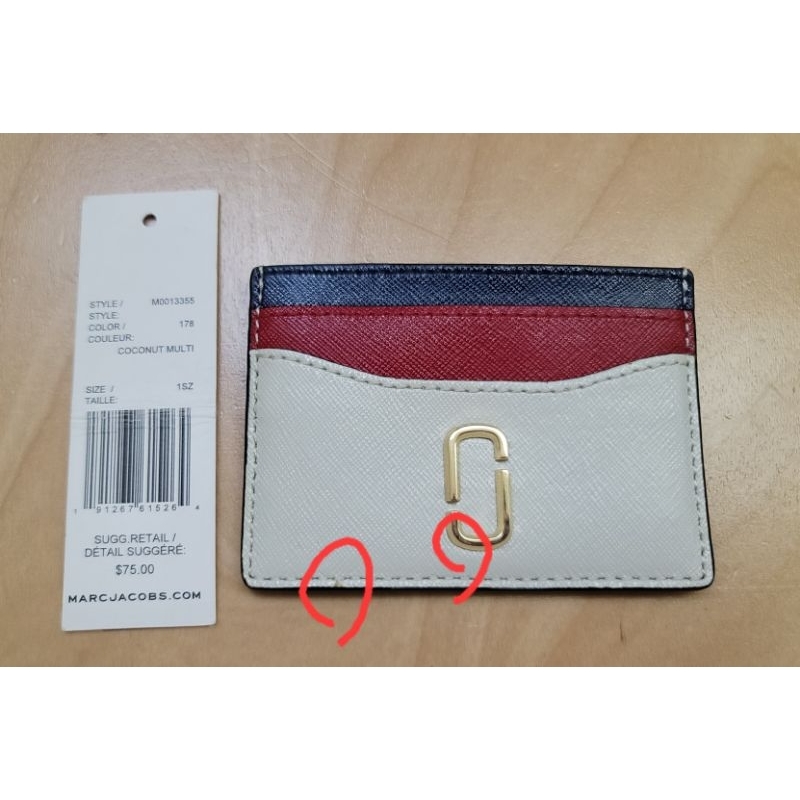 刷卡可分期 全新 正品 美國購入 Marc Jacobs 專櫃款 卡夾