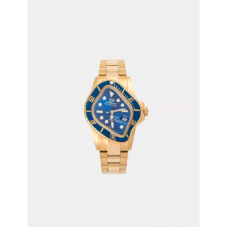 [screw select] Laarvee Twisted Rolex 扭曲惡搞勞力士水鬼機械腕錶手錶 藍金色
