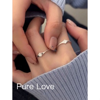 Pure Love樂芙 /正韓 【R0716】韓系簡約S925純銀簡簡單單八芒星星開口戒指 / 銀