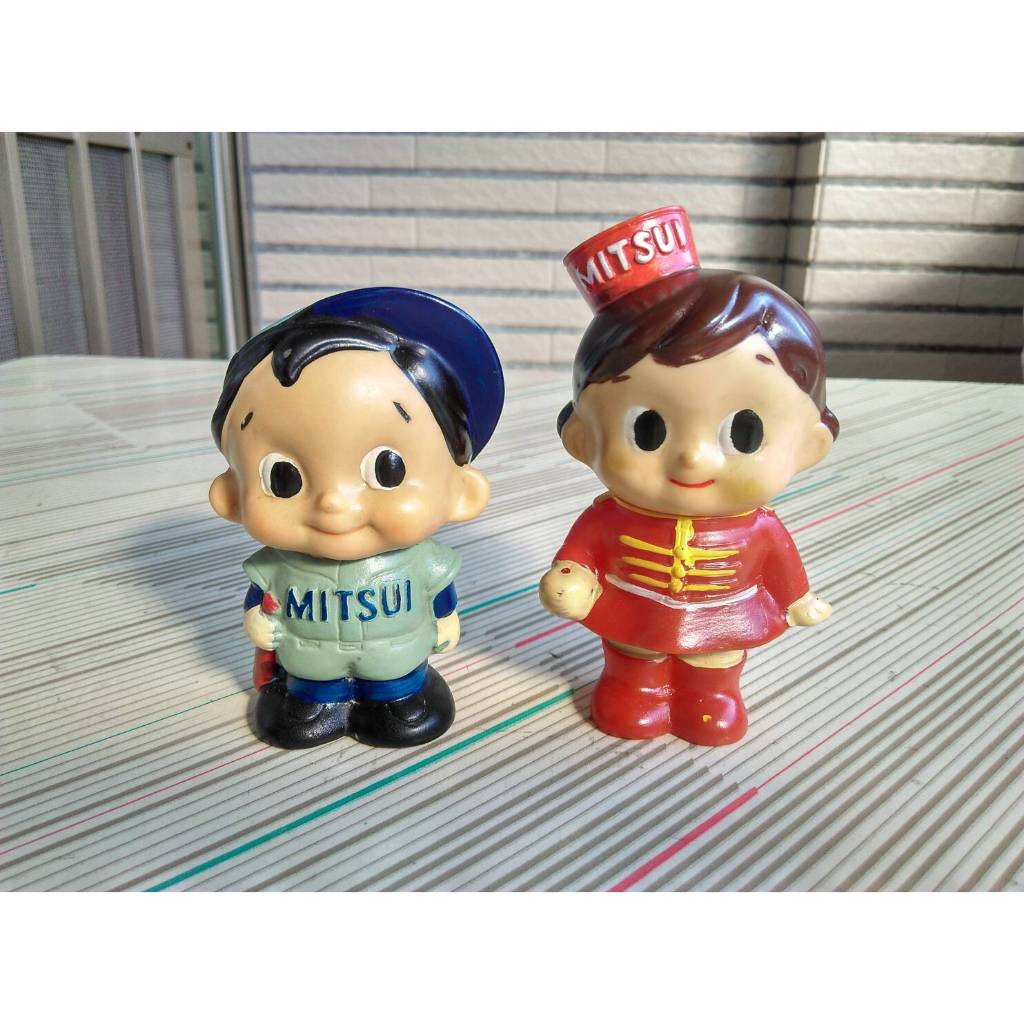 天天快樂購/go/日本三井銀行 男女棒球 企業公仔 撲滿 存錢筒 紀念品 玩具 模型 收藏品 娃娃 展示品