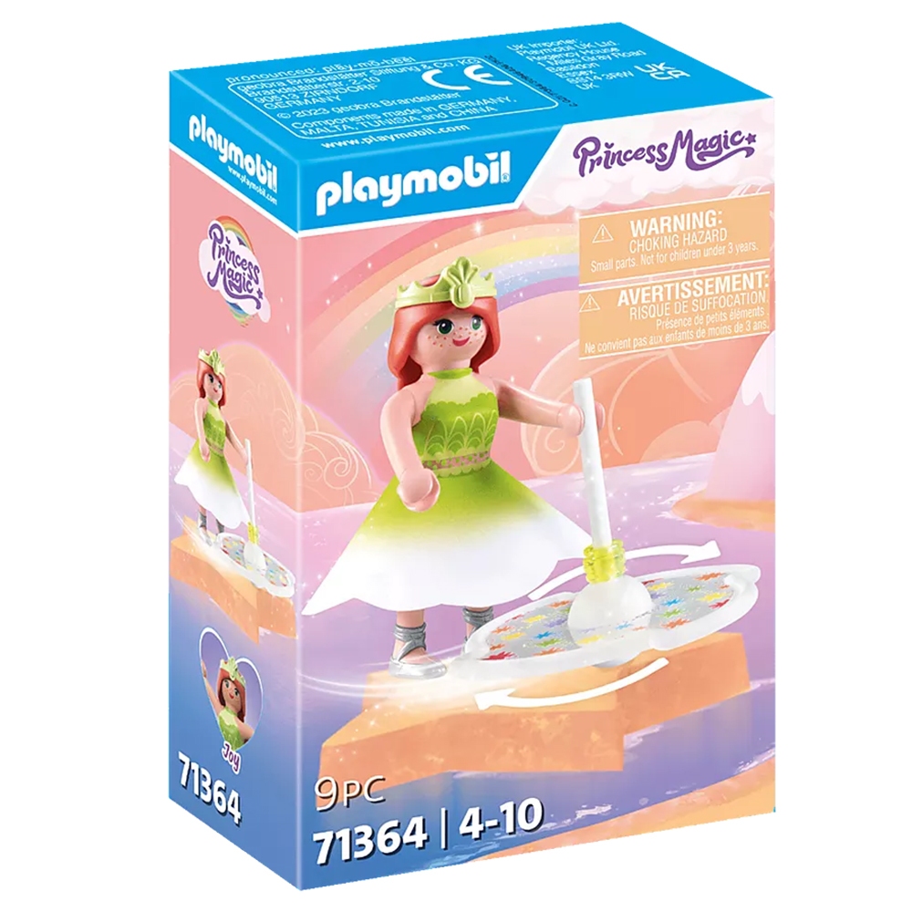 playmobil 摩比人積木 魔法公主-彩虹陀螺與公主 PM71364