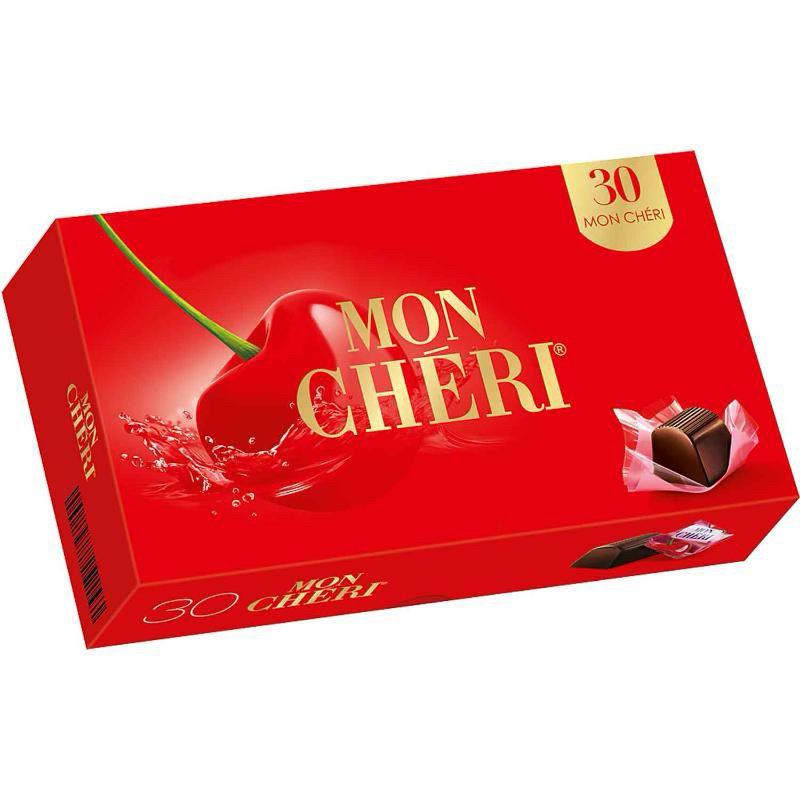 （現貨）情人節巧克力首選-秋冬限定Mon Chéri 酒釀櫻桃巧克力 30入 紙盒
