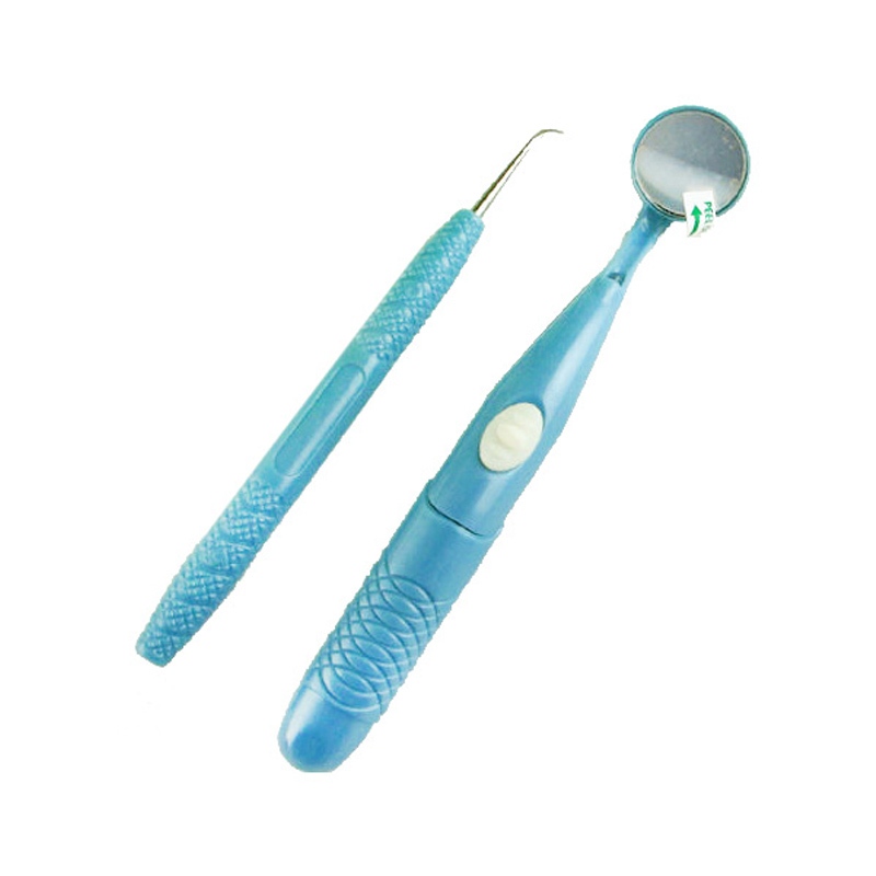 口腔護理套裝(新款LED發光口腔鏡+牙鉤組) 定時去除牙垢牙結石/牙齒清潔組