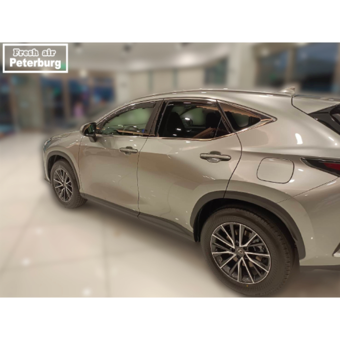 比德堡崁入式晴雨窗 【崁入式-短截款】凌志LEXUS NX200/NX300/NX350/ NX4  2022年起專用