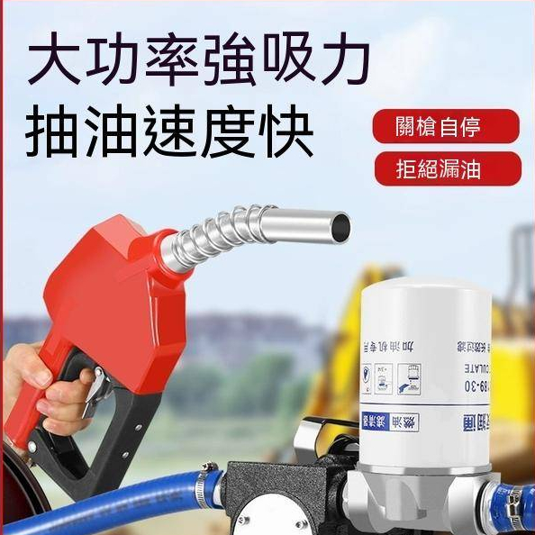 葉古電動抽油泵正反轉12v24v220v柴油泵加油抽油機自吸泵加油神器