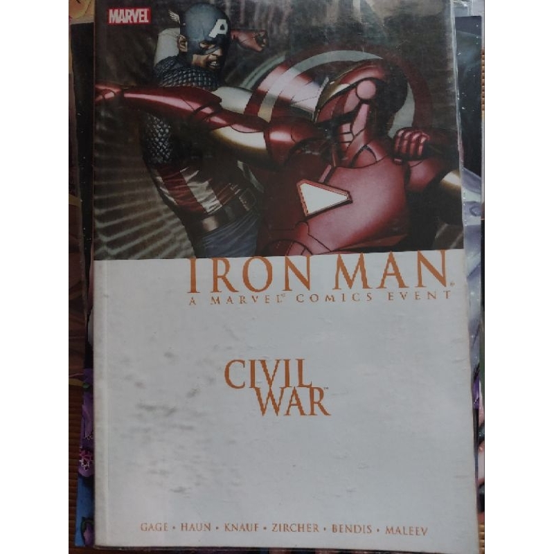 【鋼鐵人/MARVEL】Iron Man: Civil War 鋼鐵人：內戰 美漫 全彩 漫畫