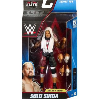 ☆阿Su倉庫☆WWE摔角 Solo Sikoa Elite 104 Bloodline精華版人偶附出場配件 熱賣特價中