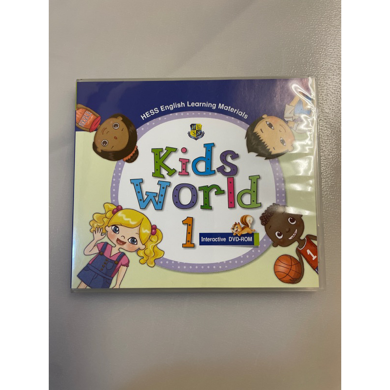 【二手】何嘉仁教材Kids world 1 Interactive DVD-ROM