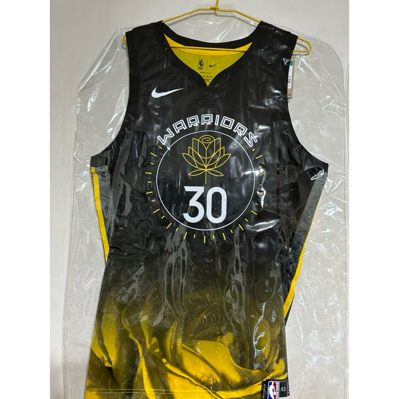 NBA球衣城市款#金州勇士隊Curry#三分紀錄#XL