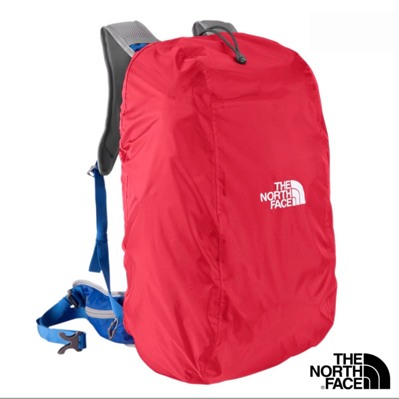 THE NORTH FACE 背包專用防水雨罩M號（紅）