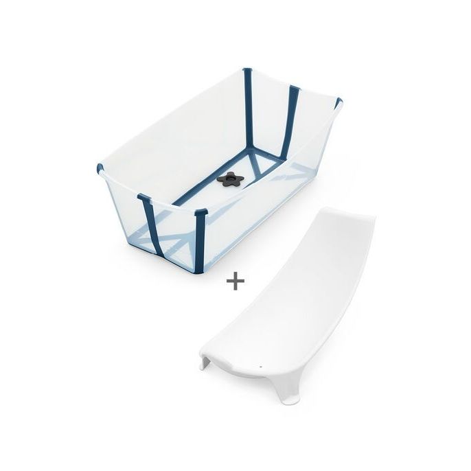 挪威Stokke Flexi Bath 折疊浴盆套裝組 含浴盆支架(Mama&amp;Dada官方直營)