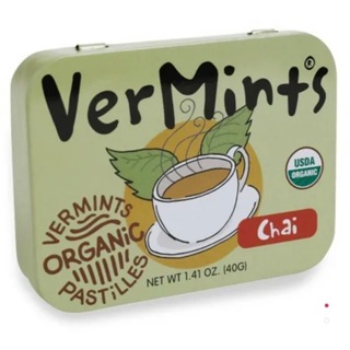 〔吉田生機〕Organic VerMints有機清口糖(印度柴茶風味)40克裝