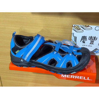 大灌體育👟 MERRELL 防滑 黃金大底 藍 MK262542