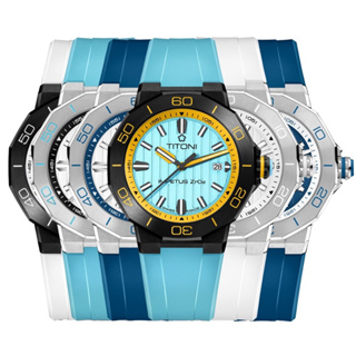 全新TITONI IMPETUS動力全系列陶瓷腕錶