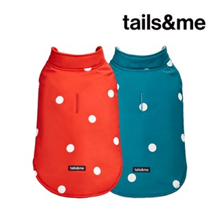 【tails&me 尾巴與我】波點刷毛背心 寵物衣服 寵物背心