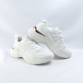 Skechers 177576WHT Hazel-Faye 女休閒鞋 白x玫瑰金