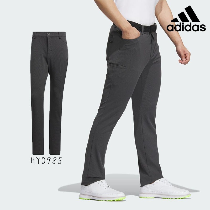 ＊立航高爾夫＊Adidas EX STRETCH男長褲 #HY0985,灰黑