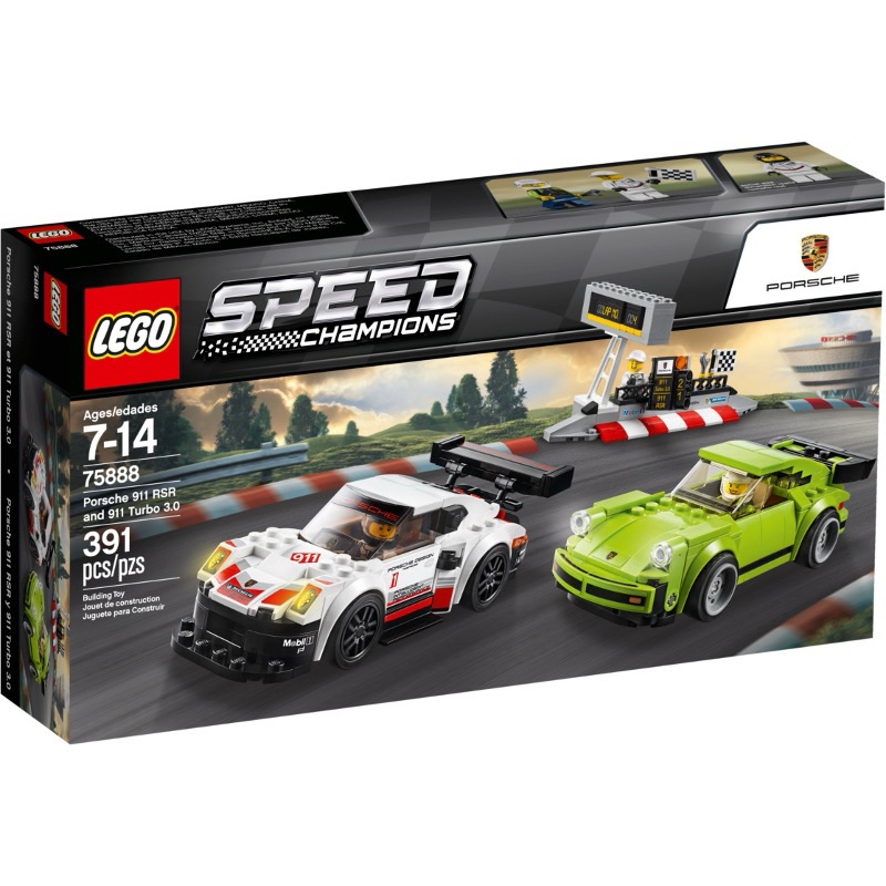 二手 LEGO 75888 保時捷 911 RSR &amp; 911 Turbo 3.0