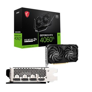 msi 微星 rtx 4060 ti ventus 2x black 8g oc 顯示卡 長19.9cm 顯卡