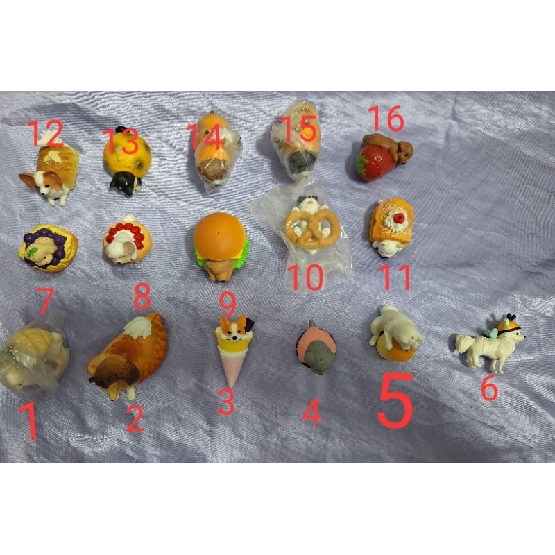 絕版 點心狗 扭蛋 轉蛋 盒玩 頭套狗 法鬥 英鬥 拉拉 漢堡 吐司 麵包狗 貴賓狗 14 柴犬 喜樂蒂 西施 吉娃娃