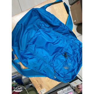 2手（輕便型後揹包）正面手指比處！字樣剝落退色、北臉the north face!後背袋