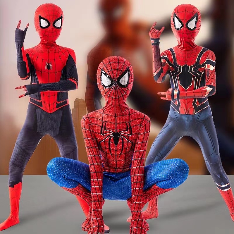 【免運】兒童聖誕節服裝 蜘蛛人服飾 復仇者聯盟服裝 超級英雄衣服 鋼鐵蜘蛛人 學校變裝派對表演服 交換生日禮物