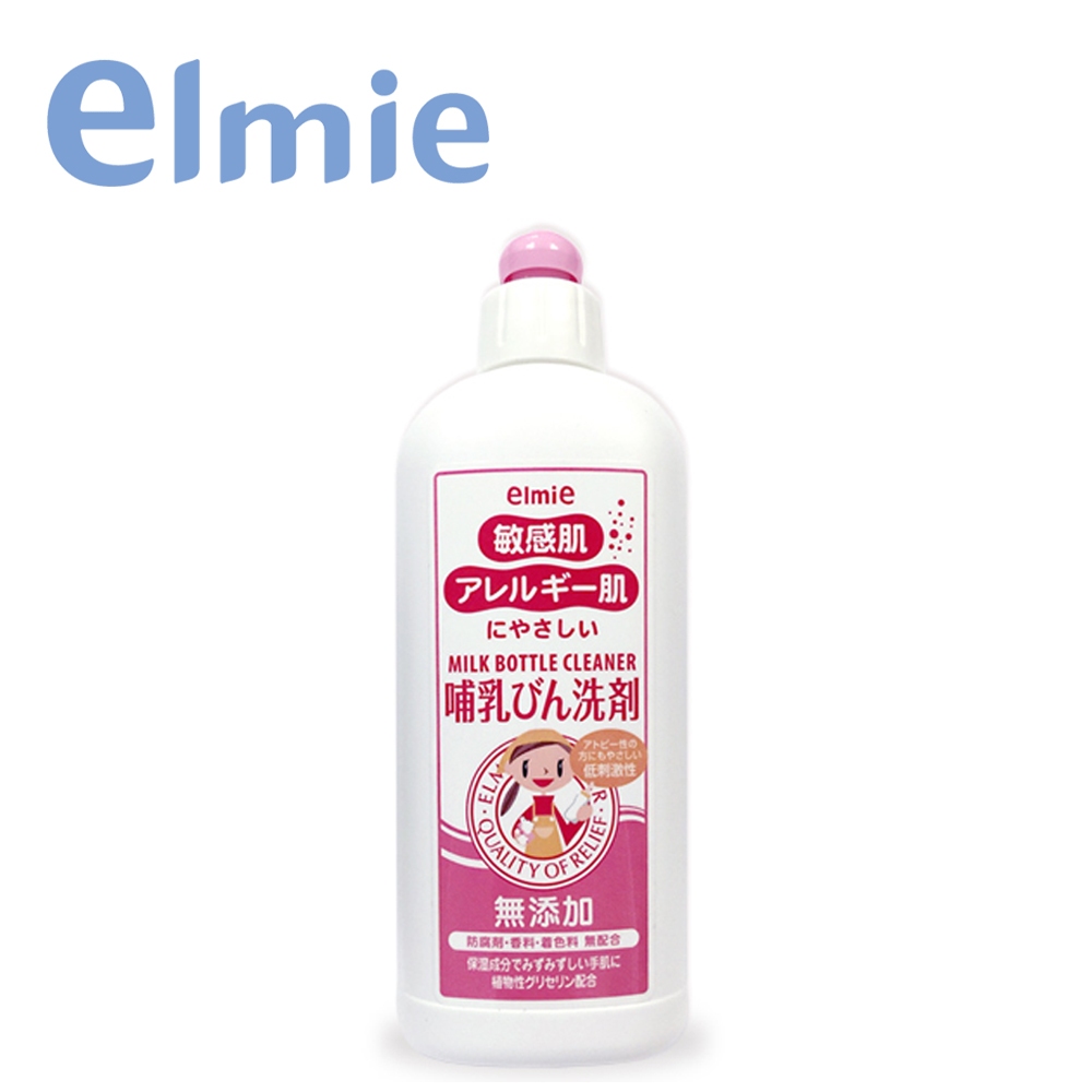 【日本愛兒美Elmie】奶瓶餐盤洗劑300ML