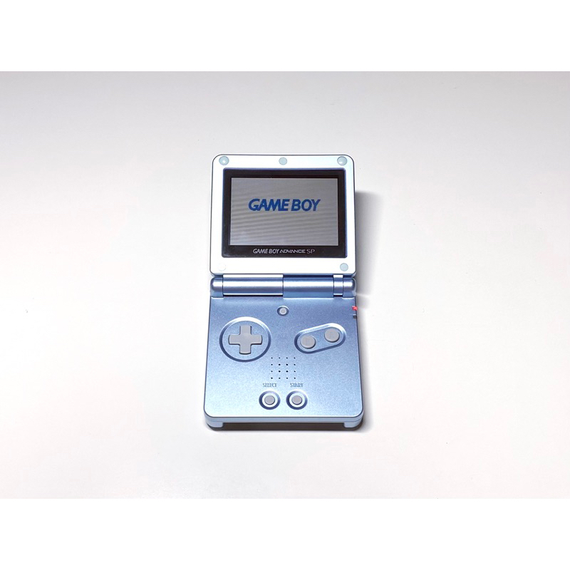 【勇者電玩屋】GBA正日版-零件機 GBA SP 水藍色款（螢幕雜訊）14494732