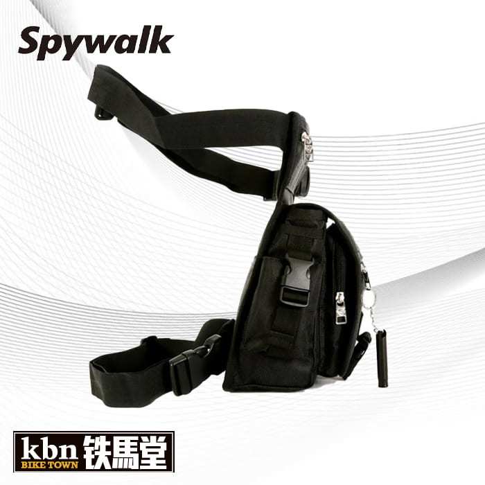 SPYWALK 騎士腿包 ZOLO黑