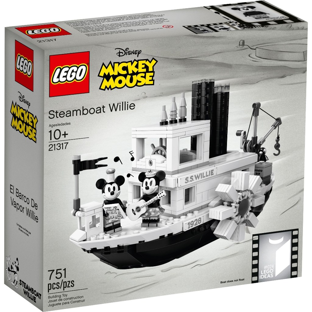 LEGO樂高 IDEAS系列 21317 Steamboat Willie 汽船威力號