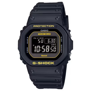【威哥本舖】Casio台灣原廠公司貨 G-Shock GW-B5600CY-1 黑黃色彩風格 太陽能藍芽連線錶