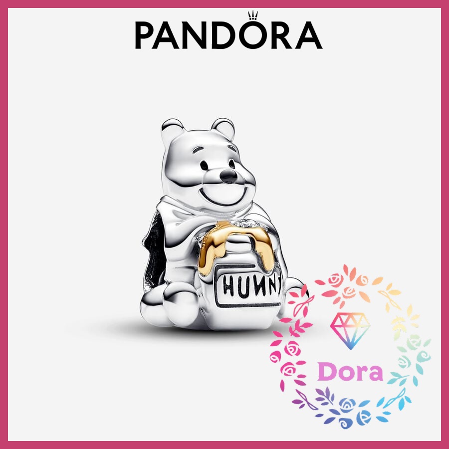 Dora Shop❤Pandora潘朵拉 迪士尼 100 周年紀念小熊維尼實驗室人造鑽石串飾  祝福 793029C01