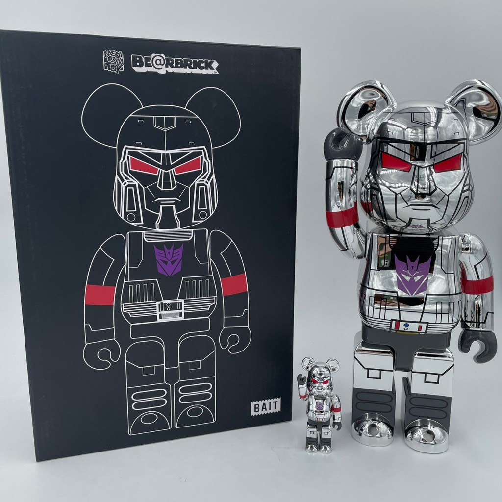 Be@rbrick BEARBRICK Transformers BAIT 密卡登 變形金剛 電鍍 400% 100%