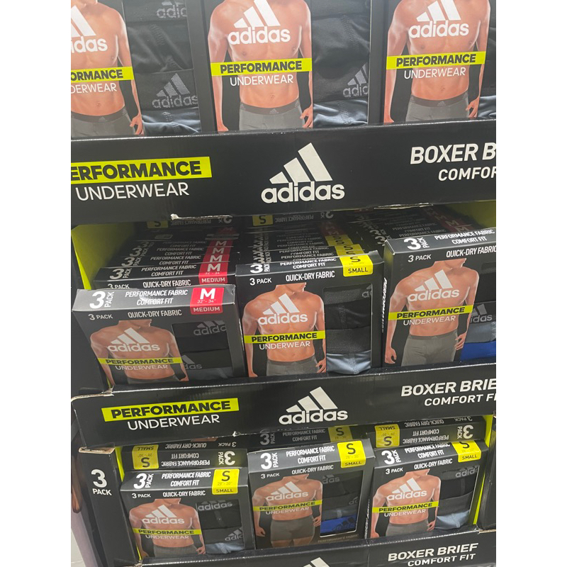 [好市多代購］Adidas 男運動內褲三入組 Costco