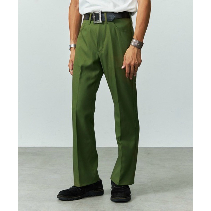 （Worldwide🇯🇵 代購) Wrangler / 1960‘s WRANCHER 喇叭褲(股下71）紅/綠
