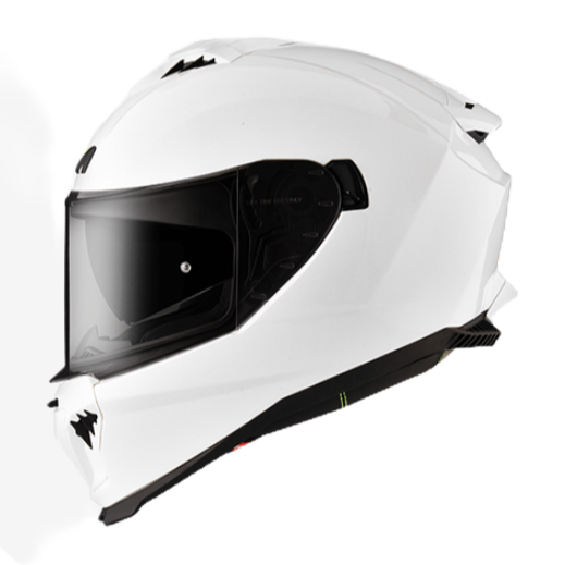 ASTONE 安全帽 GT6 素色 白色 內墨鏡 內襯可拆洗 眼鏡溝 藍芽耳機孔 金屬排扣