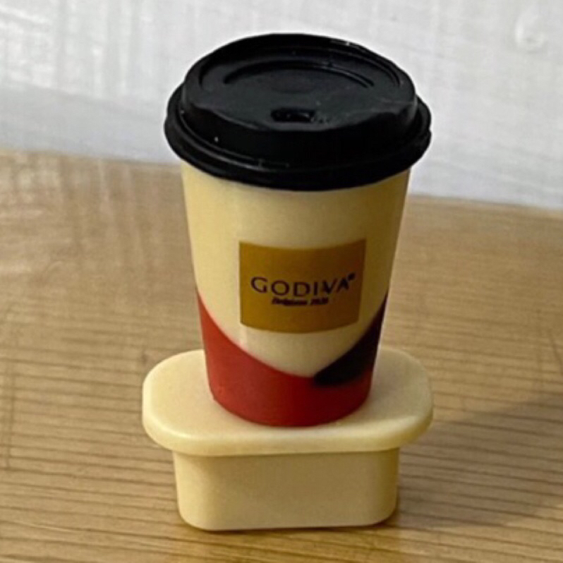 GODIVA 經典品 咖啡杯塞 收藏款 公仔 療癒小物