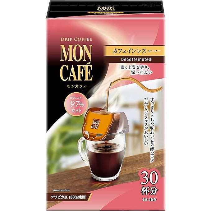 Mon Cafe 無咖啡因咖啡 30P [日本直送]